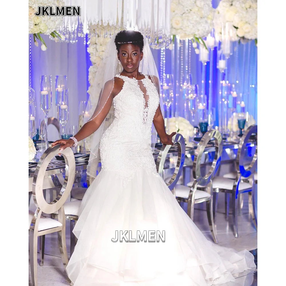 Женское свадебное платье It's yiiya, белое кружевное платье без рукавов с лямкой на шее и бусинами на молнии на лето 2019
Женское свадебное платье It's yiiya, белое кружевное платье без рукавов с лямкой на шее и бусинами на молнии на лето 2019