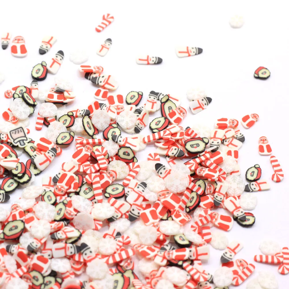50/200g PolymerlkAssorted 4*6MM Christmas Theme Polymer Clay Slice Christmas Holiday Decor Snowman Snowflake Santa Claus Candy C
50/200g PolymerlkAssorted 4*6MM Christmas Theme Polymer Clay Slice Christmas Holiday Decor Snowman Snowflake Santa Claus Candy C