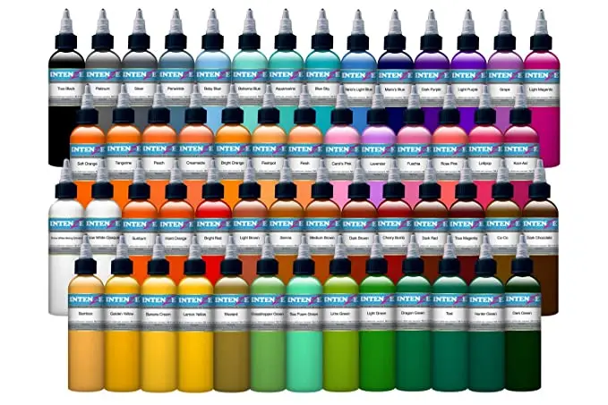 54 Pcs 30ml Professional Tattoo Ink 54 Colors Set 1oz 30ml/Bottle Tattoo Pigment Kit Fashion Makeup cosmetics Tools Ink
54 Pcs 30ml Professional Tattoo Ink 54 Colors Set 1oz 30ml/Bottle Tattoo Pigment Kit Fashion Makeup cosmetics Tools Ink