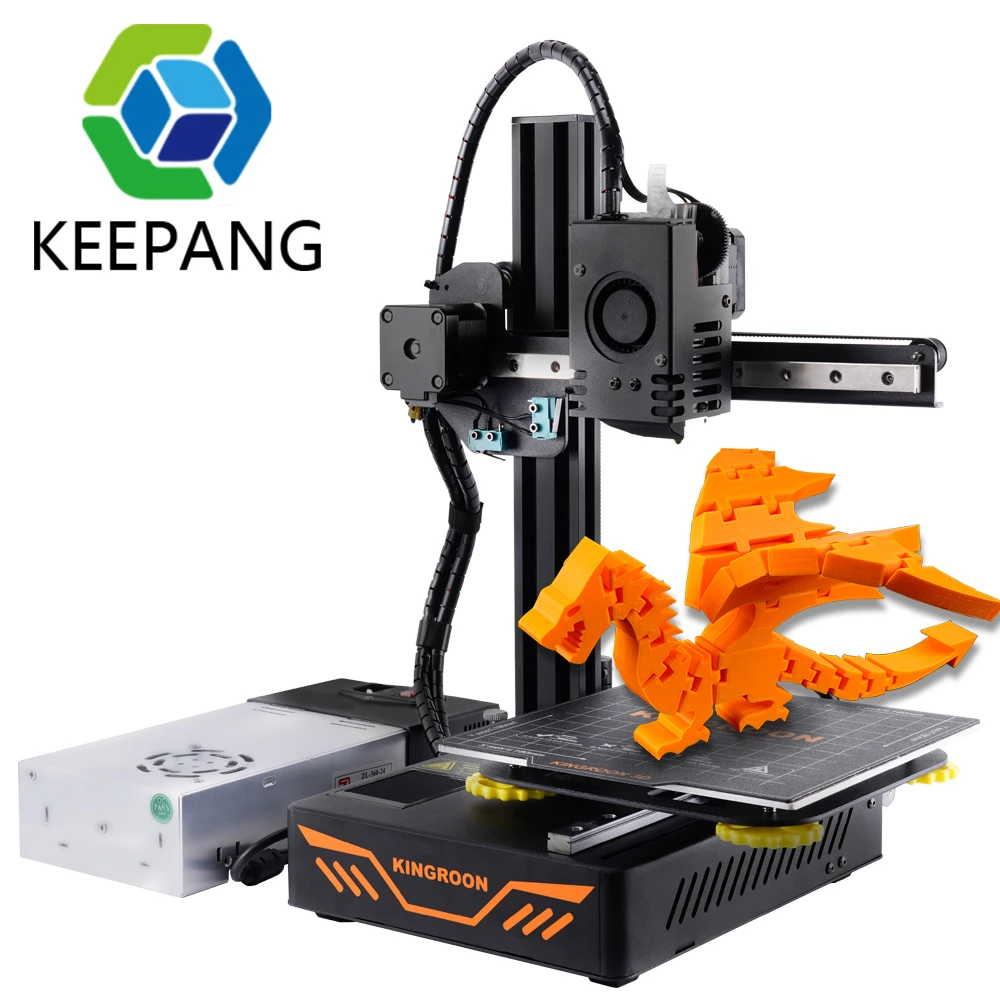 Модернизированный 3D принтер KP3S Impressora с высокоточным сенсорным экраном