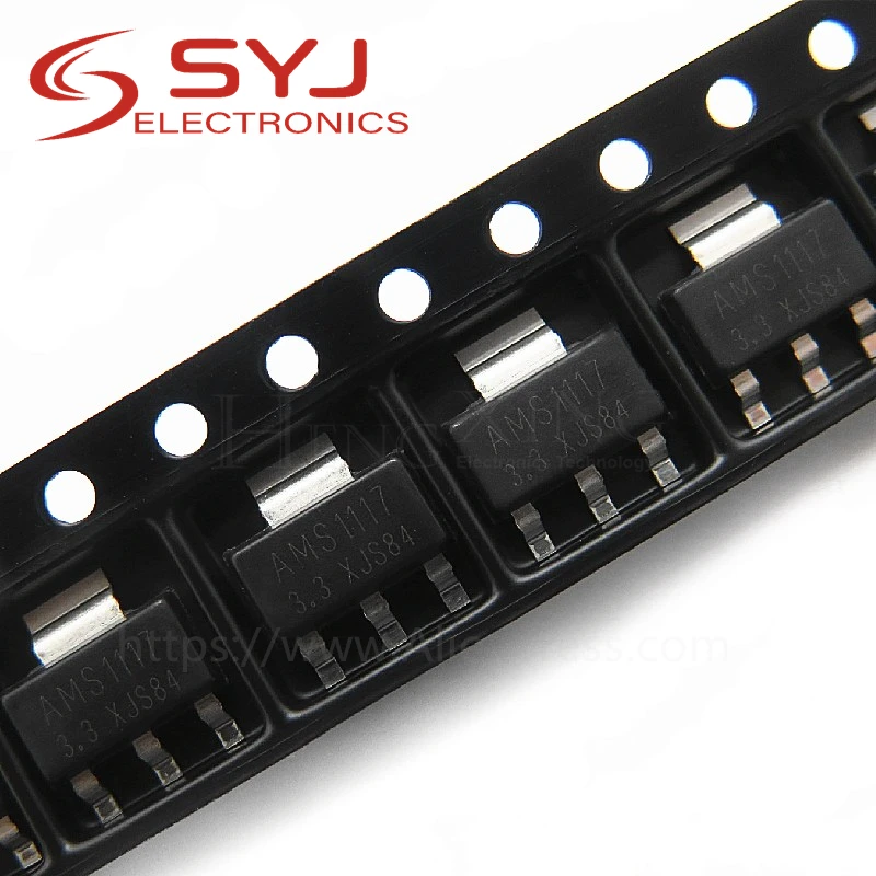 10pcs/lot AMS1117-3.3 AMS1117 LM1117 1117 3.3V 1A SOT-223 In Stock | Электронные компоненты и принадлежности