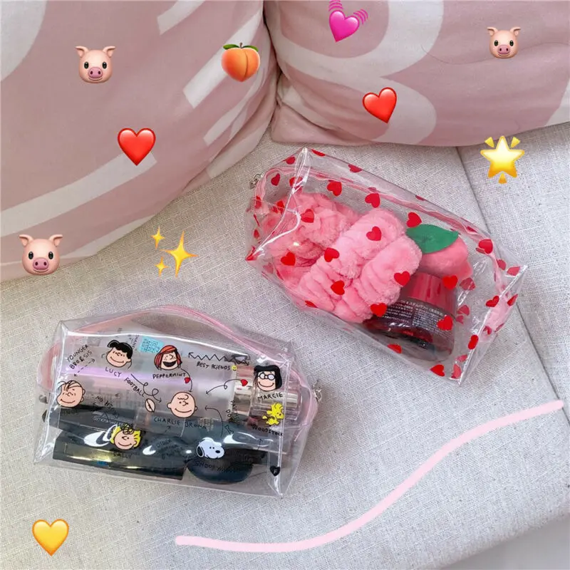 1PCS Transparent Cosmetic Bag PVC Travel Large Zipper Capacity Waterproof Cosmetic Bag Organizer Courtesy Bathroom Toiletry Bag
1PCS Transparent Cosmetic Bag PVC Travel Large Zipper Capacity Waterproof Cosmetic Bag Organizer Courtesy Bathroom Toiletry Bag