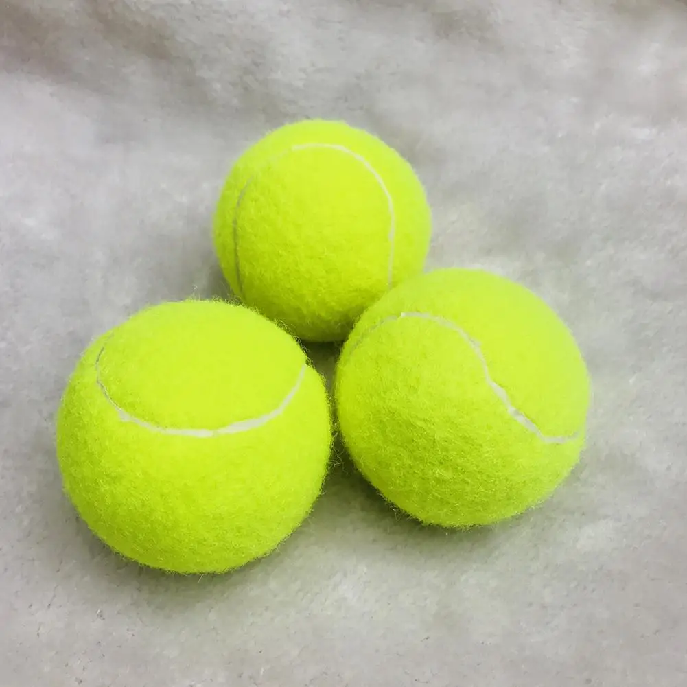 3pcs/set Professional Rubber Tennis Ball 1.1m High Resilience Durable Tennis Practice Ball For School Club Competition Training 
3pcs/set Professional Rubber Tennis Ball 1.1m High Resilience Durable Tennis Practice Ball For School Club Competition Training