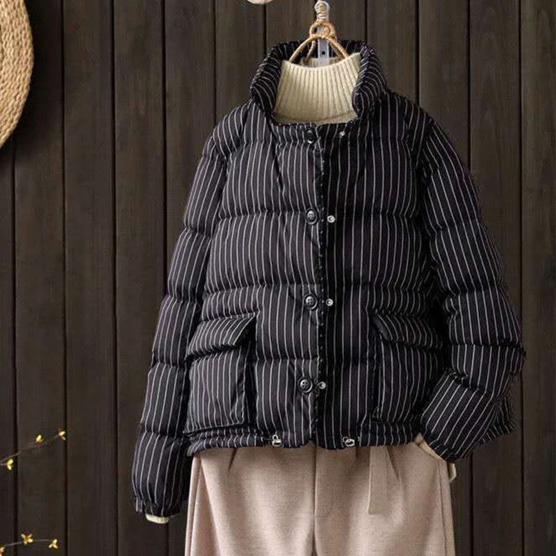 Women Padded Jacket Ladies Clothing 2021 Spring Autumn New Stand-Up Collar Loose Thick A-Line Bread Coat
Women Padded Jacket Ladies Clothing 2021 Spring Autumn New Stand-Up Collar Loose Thick A-Line Bread Coat