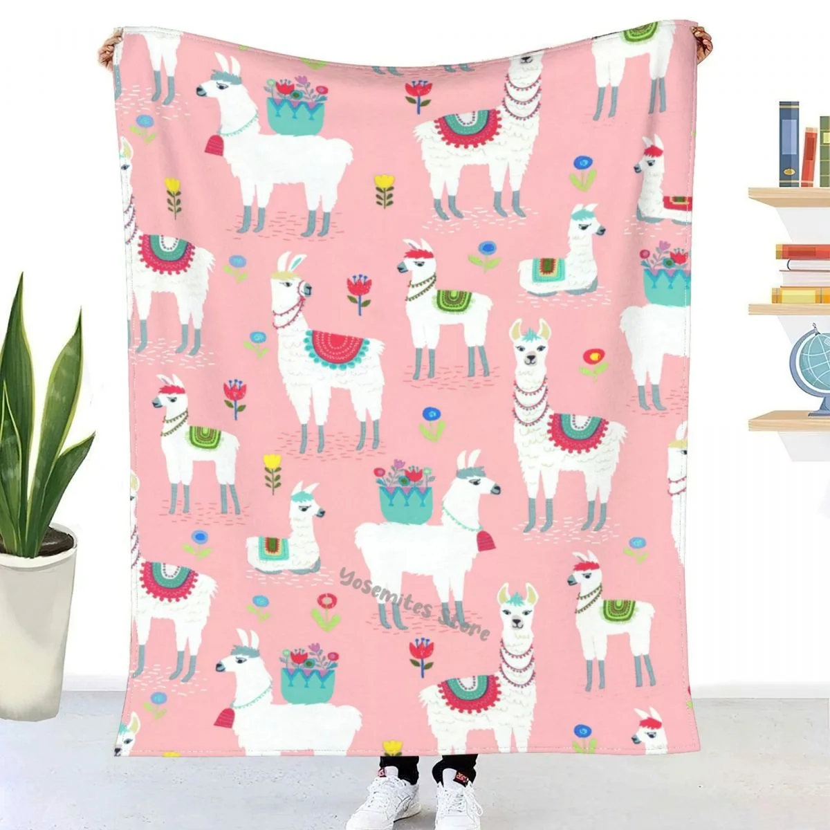 Llama Alpaca And Cactus Throw Blanket Sherpa Blanket Bedding soft Blankets 
Llama Alpaca And Cactus Throw Blanket Sherpa Blanket Bedding soft Blankets
