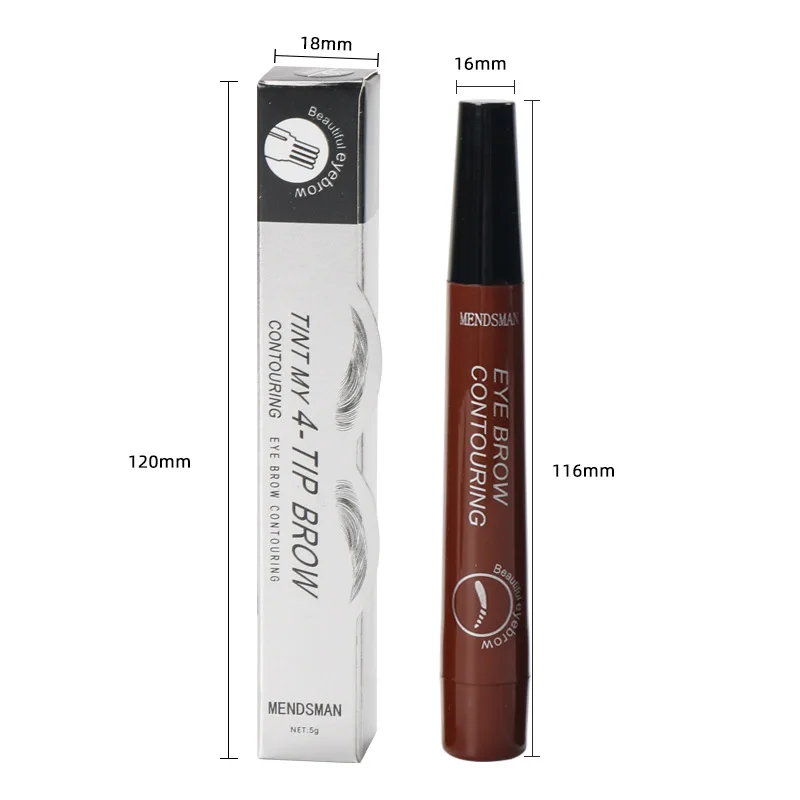 3D 4 Fork Tip Liquid Eyebrow Pencil Waterproof Tattoo Eyebrows 5 Colors Lasting Female Makeup Cosmetics Maquiagem make up TSLM1
3D 4 Fork Tip Liquid Eyebrow Pencil Waterproof Tattoo Eyebrows 5 Colors Lasting Female Makeup Cosmetics Maquiagem make up TSLM1