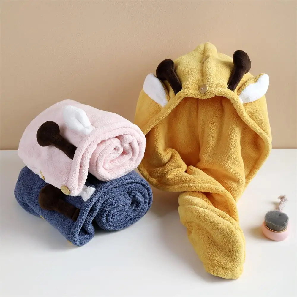 Double Thickening Cute Hair Dry Cap Super Absorbent And Quick-Drying Shower Cap Washing Hair Towel
Double Thickening Cute Hair Dry Cap Super Absorbent And Quick-Drying Shower Cap Washing Hair Towel