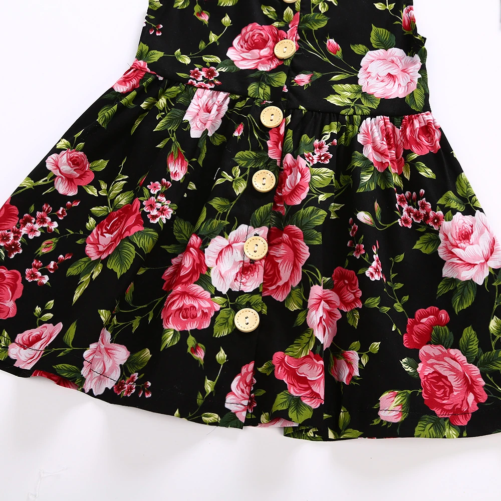 Baby Girls Summer Dresses Lovely Floral Sleeveless Button Dresses with Headband 2Pc Outfits Baby Girls Clothes 1-4Y
Baby Girls Summer Dresses Lovely Floral Sleeveless Button Dresses with Headband 2Pc Outfits Baby Girls Clothes 1-4Y