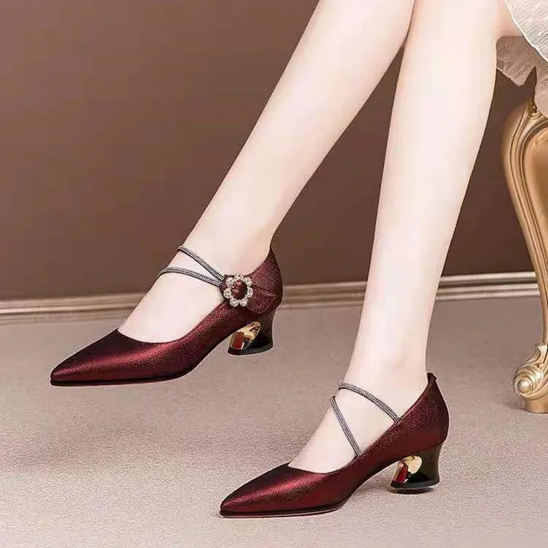 Zapatos De Mujer Women Casual Sweet High Quality Navy Blue Comfort Spring & Summer Heel Shoes Lady Cool Office Heel Pumps H9267
Zapatos De Mujer Women Casual Sweet High Quality Navy Blue Comfort Spring & Summer Heel Shoes Lady Cool Office Heel Pumps H9267