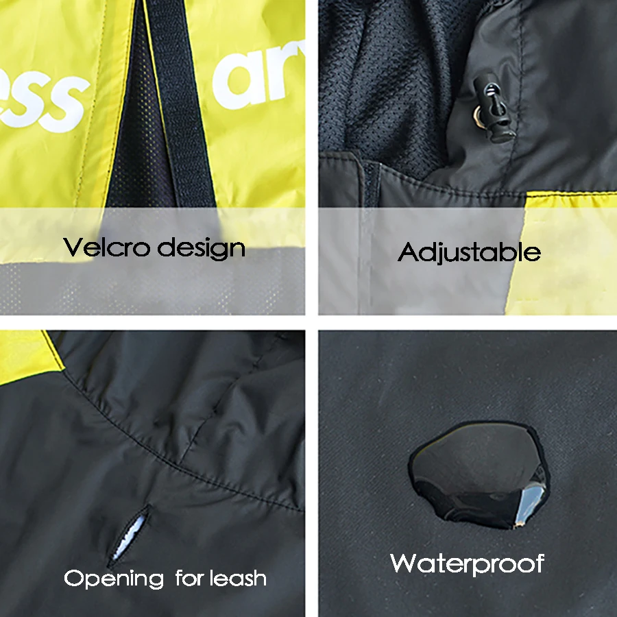 Pet Dog Waterproof Coat The Dog Face Pet Clothes Outdoor Jacket Dog Raincoat Reflective Clothes for Small Medium Large Dogs
Pet Dog Waterproof Coat The Dog Face Pet Clothes Outdoor Jacket Dog Raincoat Reflective Clothes for Small Medium Large Dogs