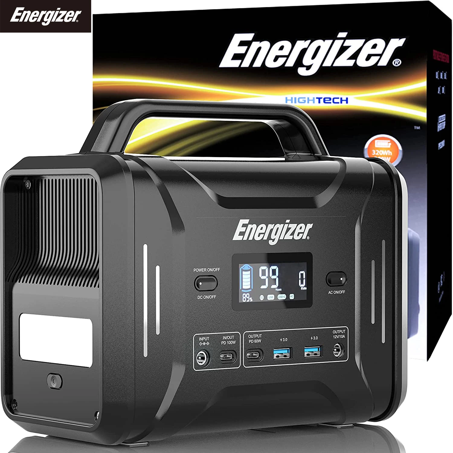 Energizer Портативный Мощность паяльная станция с 320Wh резервный литий-ионный Батарея, чистый и бесшумный Солнечные генераторы Питание, 110V 300W 
Energizer Портативный Мощность паяльная станция с 320Wh резервный литий-ионный Батарея, чистый и бесшумный Солнечные генераторы Питание, 110V 300W