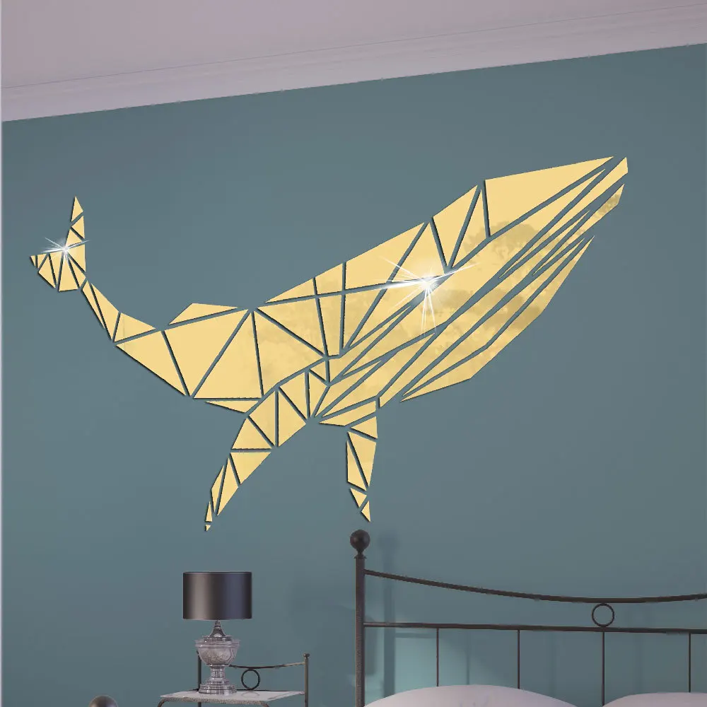 Acrylic Whale Mirror Sticker Aesthetic Room Decor Kids Room Decoration Self-adhesive Mirror Stickers Decorative Wall Art Paste
Acrylic Whale Mirror Sticker Aesthetic Room Decor Kids Room Decoration Self-adhesive Mirror Stickers Decorative Wall Art Paste