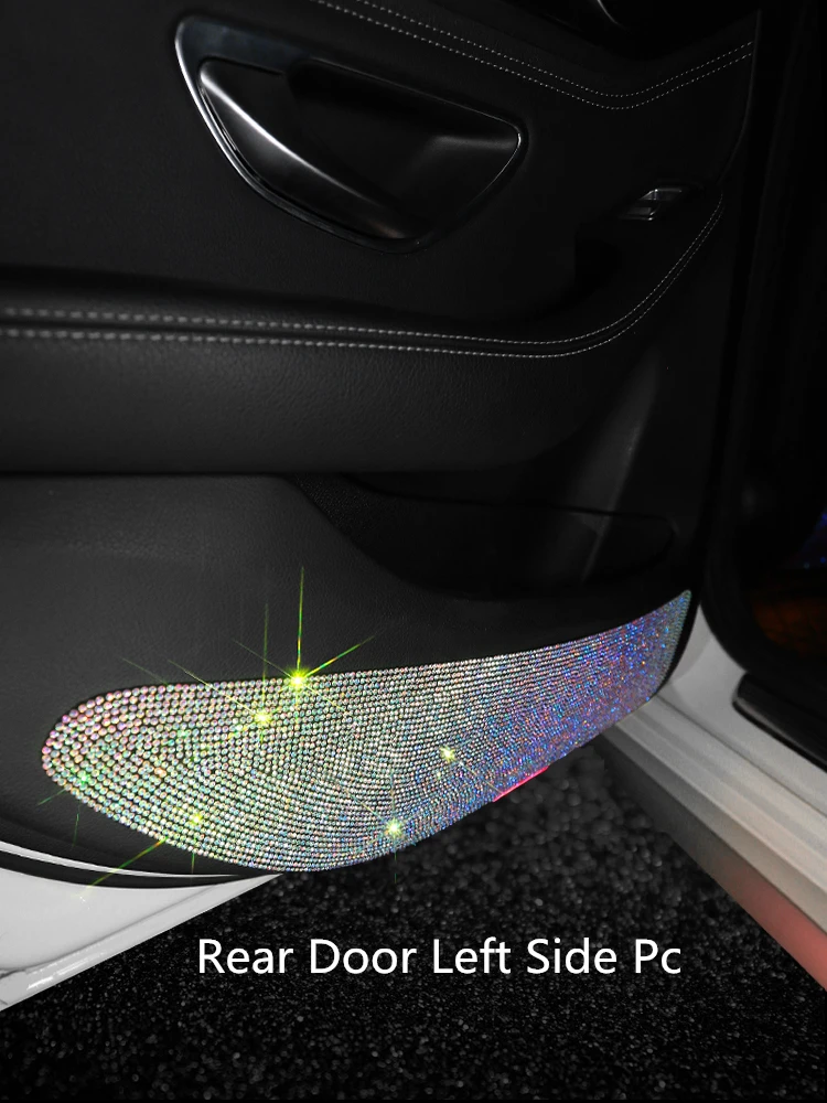 Car Door Protector Bling Stickers and Decals Collision-Resistant Automobiles Rhinestone Scratch-resistant Interior Accessories | Автомобили