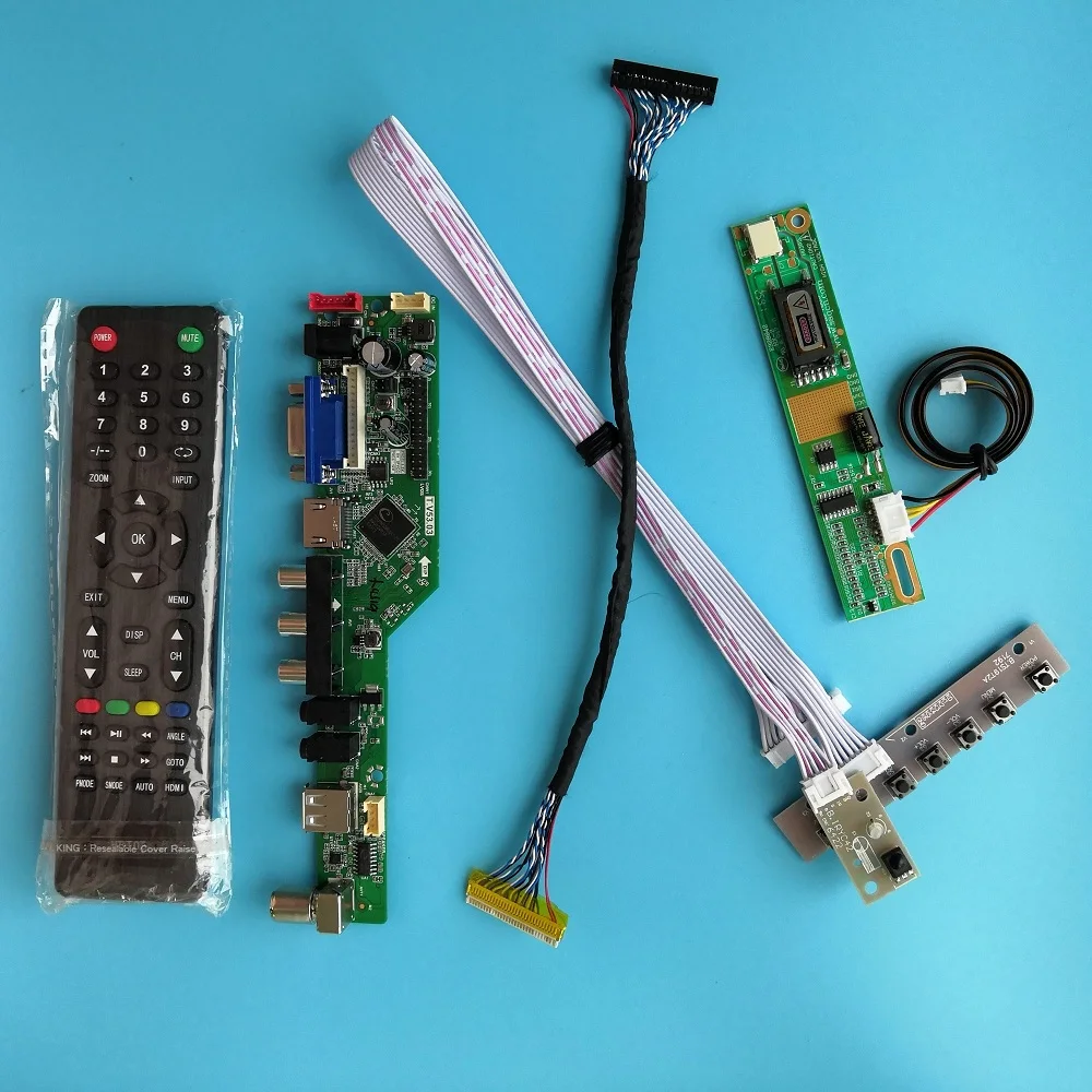 Для B121EW01 V5 разрешение модуль ТВ 20pin контроллер материнская плата AV VGA цифровой