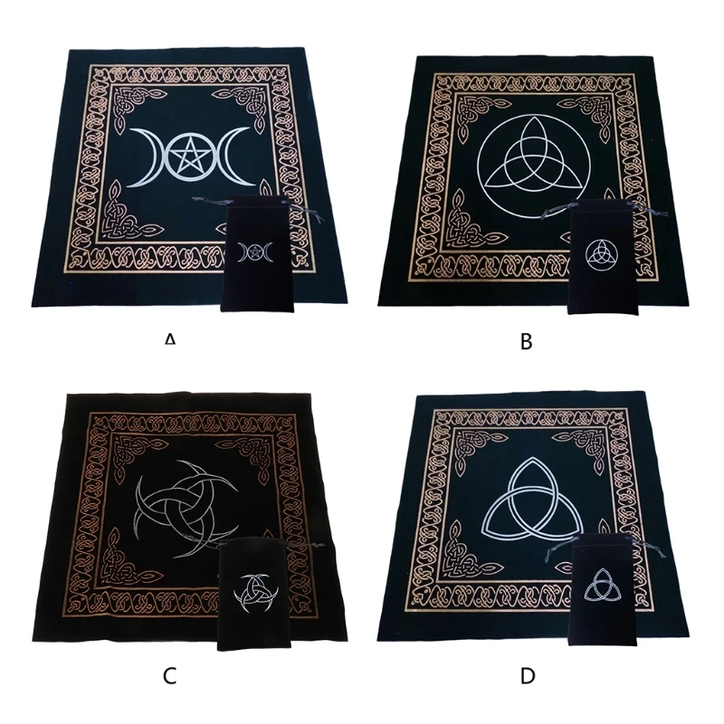 G5AC Art Tarot Pagan Altar Cloth Flannel Tablecloth with Bag 50x50cm Square Table Cover Divination Game Card Pad
G5AC Art Tarot Pagan Altar Cloth Flannel Tablecloth with Bag 50x50cm Square Table Cover Divination Game Card Pad