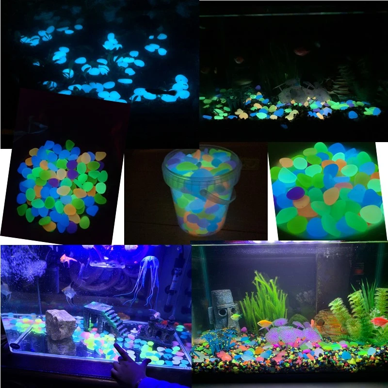 100Pcs Garden Glow in the Dark Luminous Pebbles for Walkways Plants Aquarium Decor Glow Stones Garden Decoration Luminous Stones
100Pcs Garden Glow in the Dark Luminous Pebbles for Walkways Plants Aquarium Decor Glow Stones Garden Decoration Luminous Stones