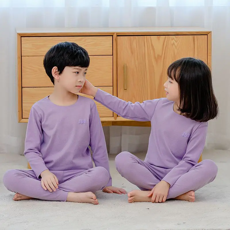 Kid Pyjamas Winter Children Clothing Sets Warm Fleece Pajamas For Boys Single-layer Girls Sleepwear Baby Thermal Underwear 
Kid Pyjamas Winter Children Clothing Sets Warm Fleece Pajamas For Boys Single-layer Girls Sleepwear Baby Thermal Underwear