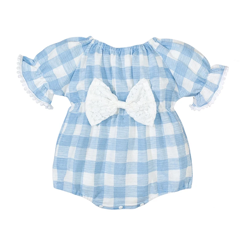 Summer Newborn Baby Boy Girl Clothes Short-sleeved Romper Bowknot Lattice Cotton One-piece Romper Clothes Suit
Summer Newborn Baby Boy Girl Clothes Short-sleeved Romper Bowknot Lattice Cotton One-piece Romper Clothes Suit