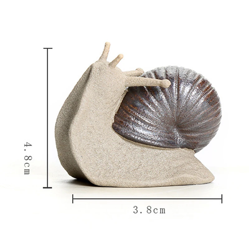 T Ceramic Small Snail Ornaments Bonsai Micro Landscape Home Decoration Accessories for Living Room Tea Pets Desk Decorations
T Ceramic Small Snail Ornaments Bonsai Micro Landscape Home Decoration Accessories for Living Room Tea Pets Desk Decorations