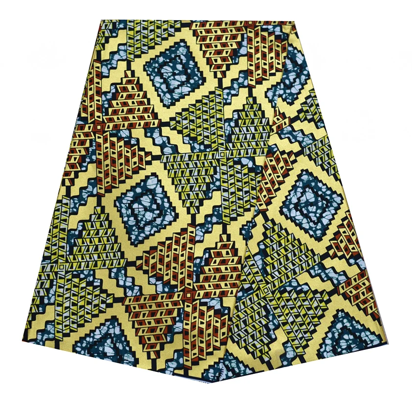 New Arrival African Golden Wax Fabric Pagne Cotton Material High Quality Print Ankara Wax For Sewing 6yards Women Dress Fabric
New Arrival African Golden Wax Fabric Pagne Cotton Material High Quality Print Ankara Wax For Sewing 6yards Women Dress Fabric