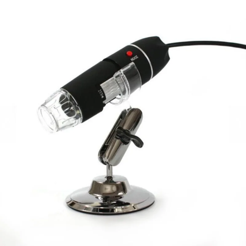

Цифровой микроскоп 25X-200X, Оптическая лупа с увеличением и увеличением 25-200X, 2 МП, HD Биологические микроскопы