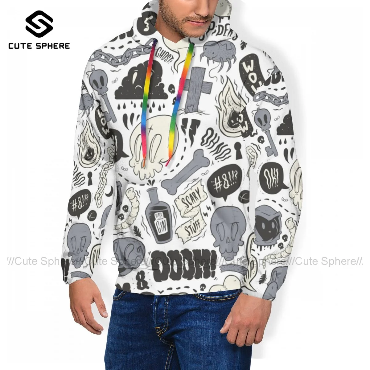 Skeleton Hoodies Winter Polyester Hoodie Loose Popular Long Length Pullover Hoodie Mens Oversized
Skeleton Hoodies Winter Polyester Hoodie Loose Popular Long Length Pullover Hoodie Mens Oversized