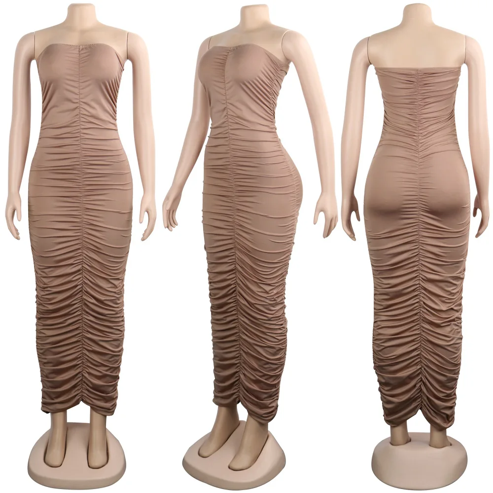 2021 New Summer Women's Suspenders Tie Up Body-Con Sexy Pencil Club Ankle Length Beach Bikinis Casual Party Pleated Dresses
2021 New Summer Women's Suspenders Tie Up Body-Con Sexy Pencil Club Ankle Length Beach Bikinis Casual Party Pleated Dresses