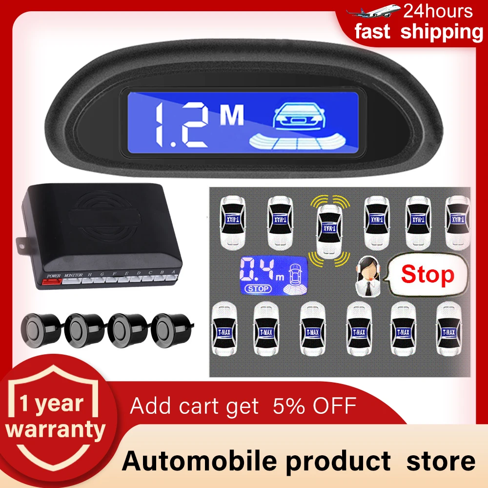 Auto Parktronic Parking Sensor Automatische LED Omkeren Backup Parkeer Radar Parking Monitor Detector System Spare Met 4 Sensor
Auto Parktronic Parking Sensor Automatische LED Omkeren Backup Parkeer Radar Parking Monitor Detector System Spare Met 4 Sensor