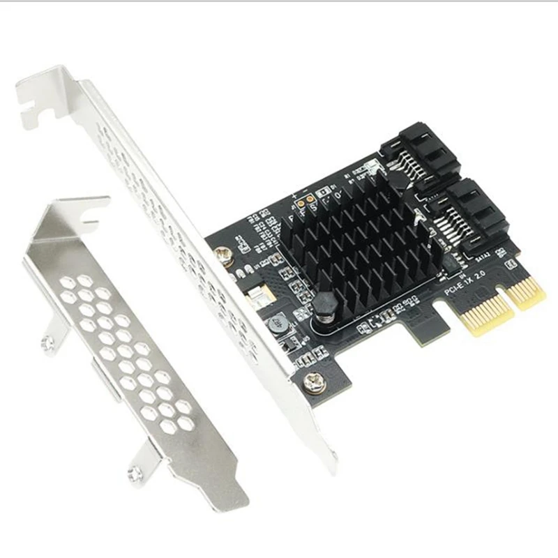 SATA Adapter PCI E 2 Port SATA 3 SSD HDD Adapter PCI Express Expansion Card PCI-E 1X 2X 4X 8X 16X Controller 6G Marvell
SATA Adapter PCI E 2 Port SATA 3 SSD HDD Adapter PCI Express Expansion Card PCI-E 1X 2X 4X 8X 16X Controller 6G Marvell