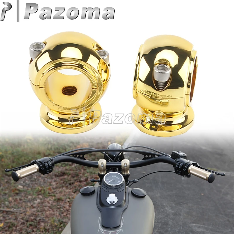 Motorcycle Vintage Brass High Riser 1.25" Handlebar Clamp for Harley Dyna Softail Touring Street Bob Breakout Road Glide 05-2020
Motorcycle Vintage Brass High Riser 1.25" Handlebar Clamp for Harley Dyna Softail Touring Street Bob Breakout Road Glide 05-2020