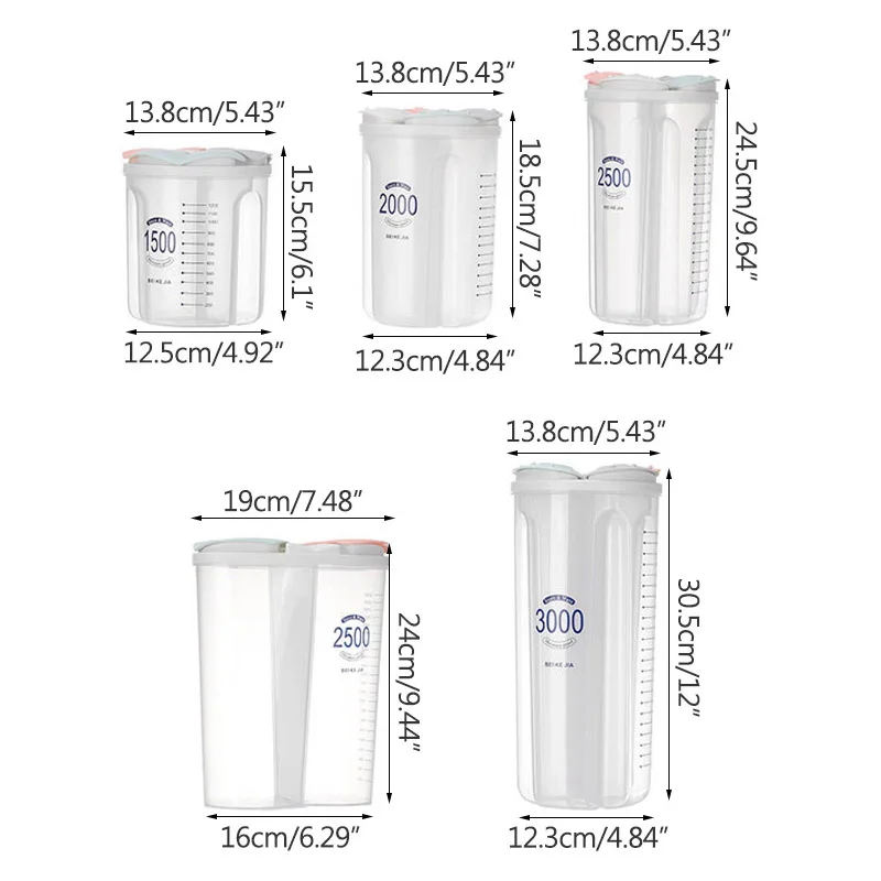 WALFOS Sealed Moisture-proof Kitchen Storage Container Transparent Household Kitchen Dry Food grain Storage Kitchen Tool
WALFOS Sealed Moisture-proof Kitchen Storage Container Transparent Household Kitchen Dry Food grain Storage Kitchen Tool