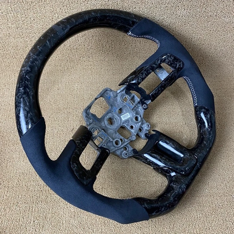 Cuatomized Real Carbon Fiber Sports Steering Wheel Perforated Leather for Ford Mustang 2010-2021
Cuatomized Real Carbon Fiber Sports Steering Wheel Perforated Leather for Ford Mustang 2010-2021