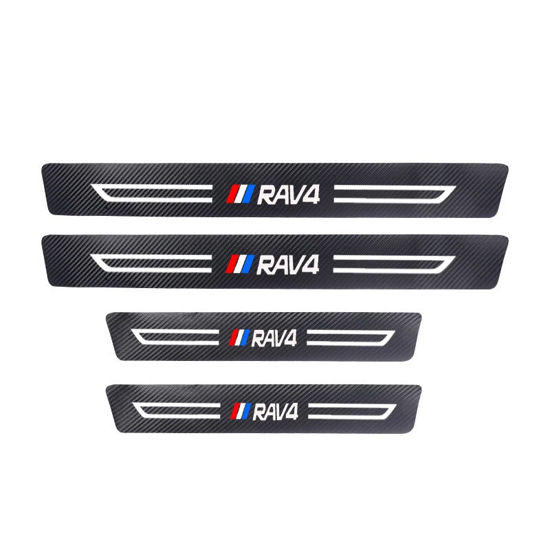 4PCS 2006-2020 Carbon Fiber Car Door Sill Guard Leather Stickers Vinyl Decal For Toyota RAV4 Hybrid Sport
4PCS 2006-2020 Carbon Fiber Car Door Sill Guard Leather Stickers Vinyl Decal For Toyota RAV4 Hybrid Sport