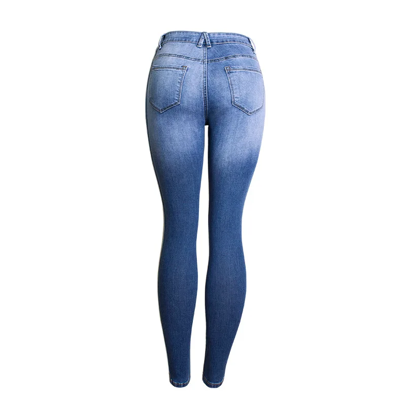 Women's mid waist slim stretch double side jeans women's trousers pencil pants
Women's mid waist slim stretch double side jeans women's trousers pencil pants