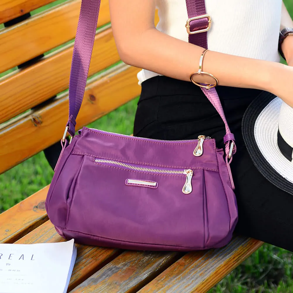 Women Nylon Oxford Crossbody Shoulder Bag Adjustable Shoulder Strap Waterproof Durable Travel Bag
Women Nylon Oxford Crossbody Shoulder Bag Adjustable Shoulder Strap Waterproof Durable Travel Bag