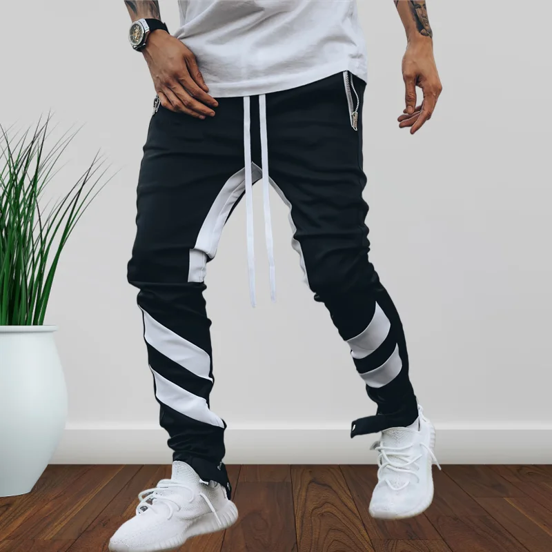 Men's Splicing Sweatpants Casual Long Pants Men Fitness Running Workout Track Trousers
Men's Splicing Sweatpants Casual Long Pants Men Fitness Running Workout Track Trousers