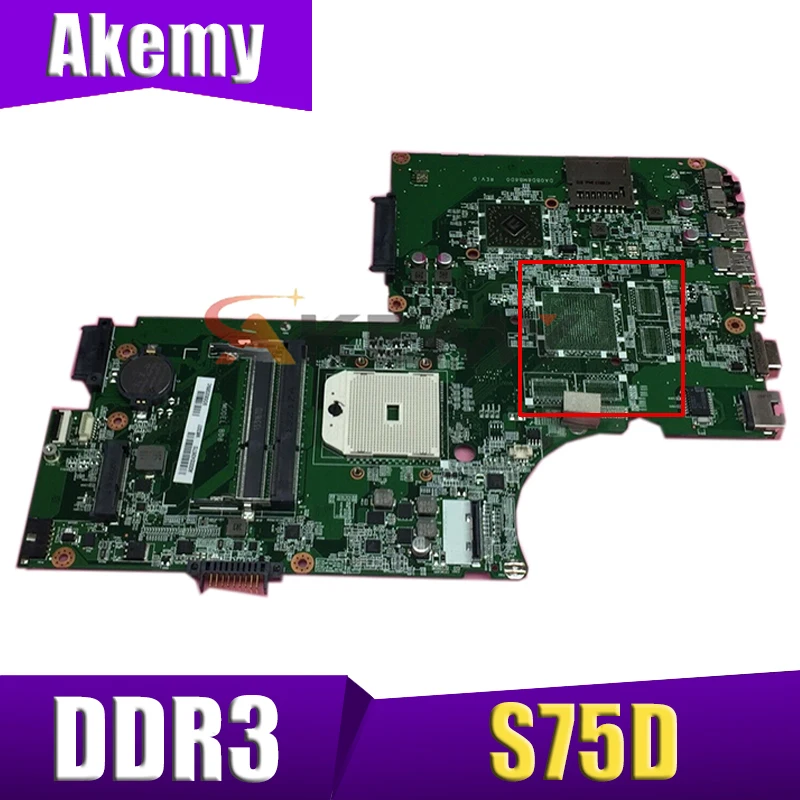 Материнская плата AKEMY A000243670 DA0BD8MB8D0 для ноутбука toshiba S75D socket FS1 DDR3, материнская плата
Материнская плата AKEMY A000243670 DA0BD8MB8D0 для ноутбука toshiba S75D socket FS1 DDR3, материнская плата