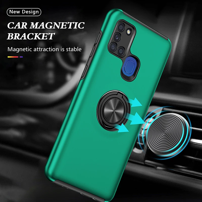 2 in 1 Hard Plastic Silicone Magnetic Car Holder Metal Ring Stand Mobile Phone Cover For Samsung Galaxy A12 A13 A52s A21s Case
2 in 1 Hard Plastic Silicone Magnetic Car Holder Metal Ring Stand Mobile Phone Cover For Samsung Galaxy A12 A13 A52s A21s Case
