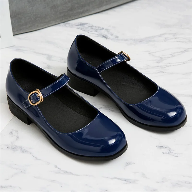AGDOR 2020 New Brand women mary jane pumps block heel shoes woman patent leather ladies dress shoes
AGDOR 2020 New Brand women mary jane pumps block heel shoes woman patent leather ladies dress shoes