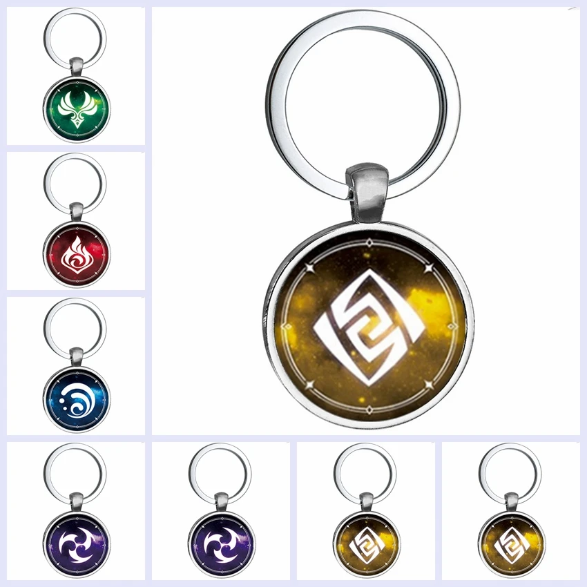 Anime Keychain Genshin Impact Vision Element God's Eye for Men Car Key Chain Women Accessories Cute Bag Pendant Key Ring Gifts
Anime Keychain Genshin Impact Vision Element God's Eye for Men Car Key Chain Women Accessories Cute Bag Pendant Key Ring Gifts