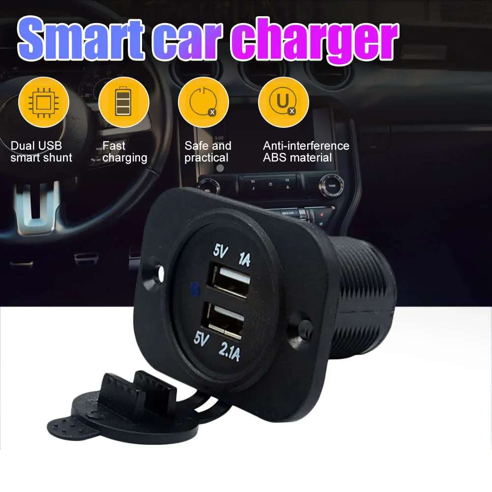 Waterproof Motorcycle Car Charger Dual USB Charge 5V 3.1A Cigarette Lighter Socket Power Supply Adapter Outlet Charger 12V-24V
Waterproof Motorcycle Car Charger Dual USB Charge 5V 3.1A Cigarette Lighter Socket Power Supply Adapter Outlet Charger 12V-24V