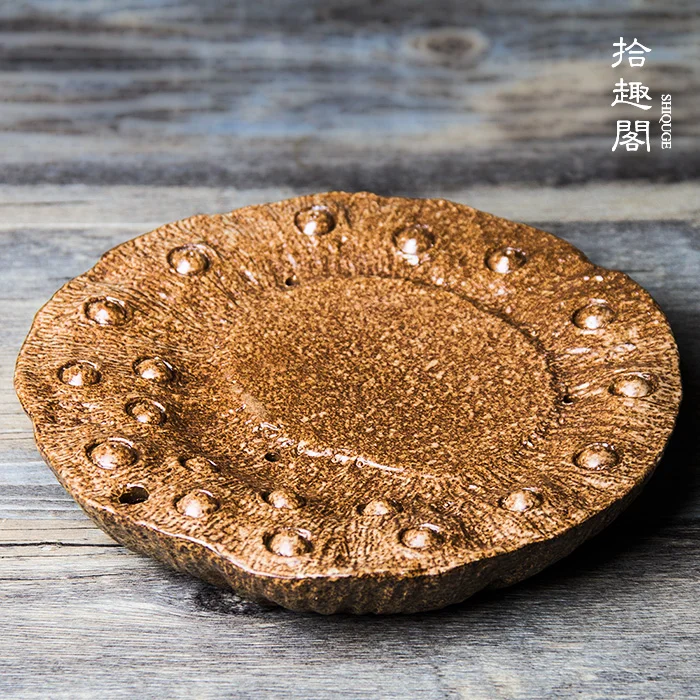 ★retro ceramic dry bubble tray, small tea platform, Zen tea tray, water storage pot inherits the kung fu tea ceremony
★retro ceramic dry bubble tray, small tea platform, Zen tea tray, water storage pot inherits the kung fu tea ceremony