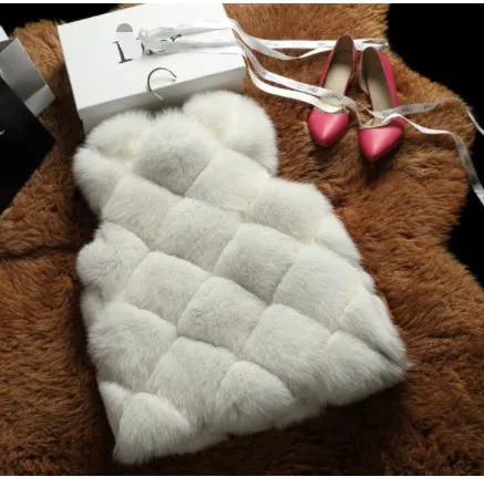 2020 Vetement зимняя женская шуба из искусственного лисьего меха размера плюс пальто
