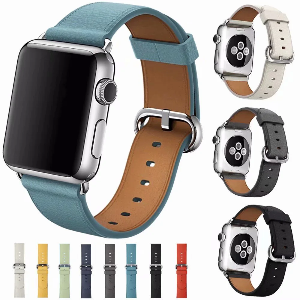Samrt Watch Band for Apple Watch Band Series 6 SE 5 4 3 2 1 Leather Strap 44mm 38mm 42mm 40mm
Samrt Watch Band for Apple Watch Band Series 6 SE 5 4 3 2 1 Leather Strap 44mm 38mm 42mm 40mm