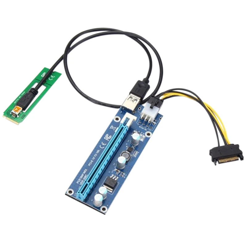 M2 NGFF to 16X Graphics Card Extension Cable 6Pin DC-DC Single Power Supply 8 Card Adapter Cable 008C
M2 NGFF to 16X Graphics Card Extension Cable 6Pin DC-DC Single Power Supply 8 Card Adapter Cable 008C