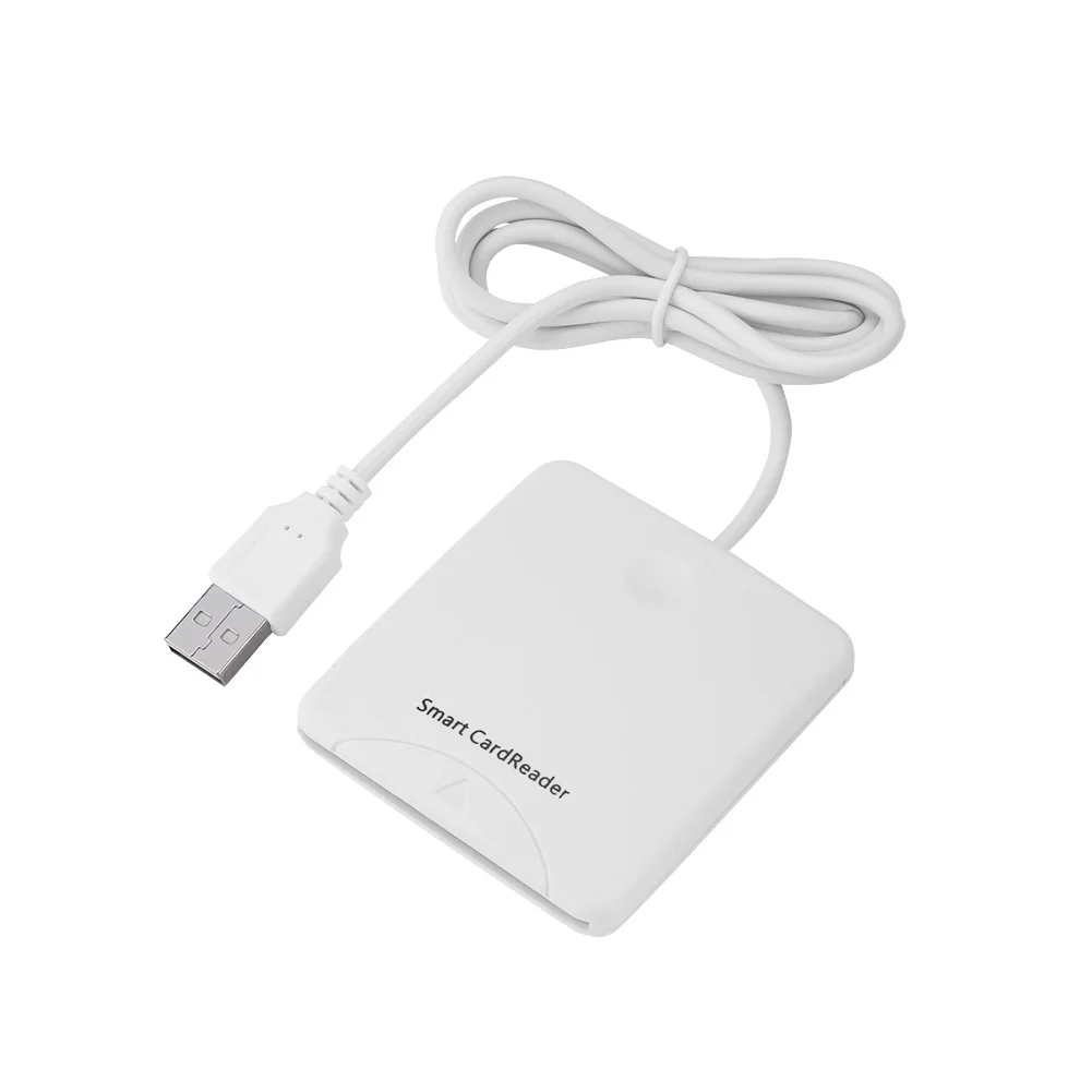 Белый Портативный USB полноскоростной смарт-чип-ридер IC для мобильных банковских и кредитных карт
Белый Портативный USB полноскоростной смарт-чип-ридер IC для мобильных банковских и кредитных карт