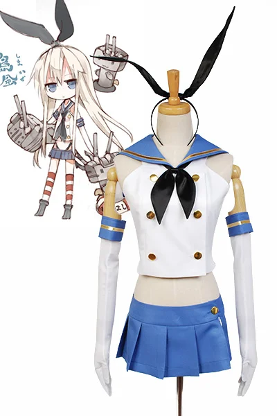 Kantai Collection KanColle Japanese Destroyer Shimakaze Dress Halloween Cosplay Costumes For Women Custom Made
Kantai Collection KanColle Japanese Destroyer Shimakaze Dress Halloween Cosplay Costumes For Women Custom Made