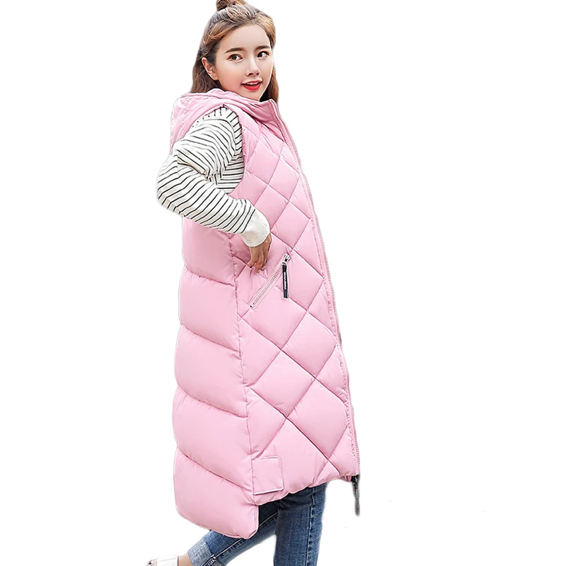2022 New Women Vest Long Sleeveless Coat Down Cotton Thick Warm Female Vest Jacket Autumn Winter Women Waistcoat
2022 New Women Vest Long Sleeveless Coat Down Cotton Thick Warm Female Vest Jacket Autumn Winter Women Waistcoat