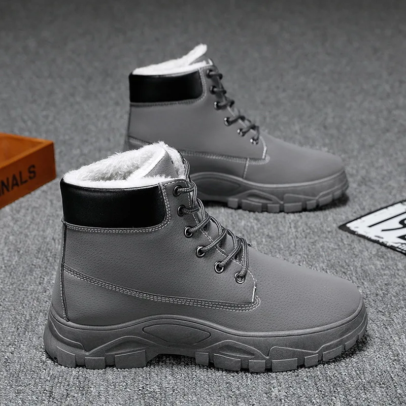 jh6 Men High Quality Leather Boots Male winter Casual Motorcycle Ankle Botas Hombre Men Lace-Up Basic Boots Man Fashi Men Boots 
jh6 Men High Quality Leather Boots Male winter Casual Motorcycle Ankle Botas Hombre Men Lace-Up Basic Boots Man Fashi Men Boots