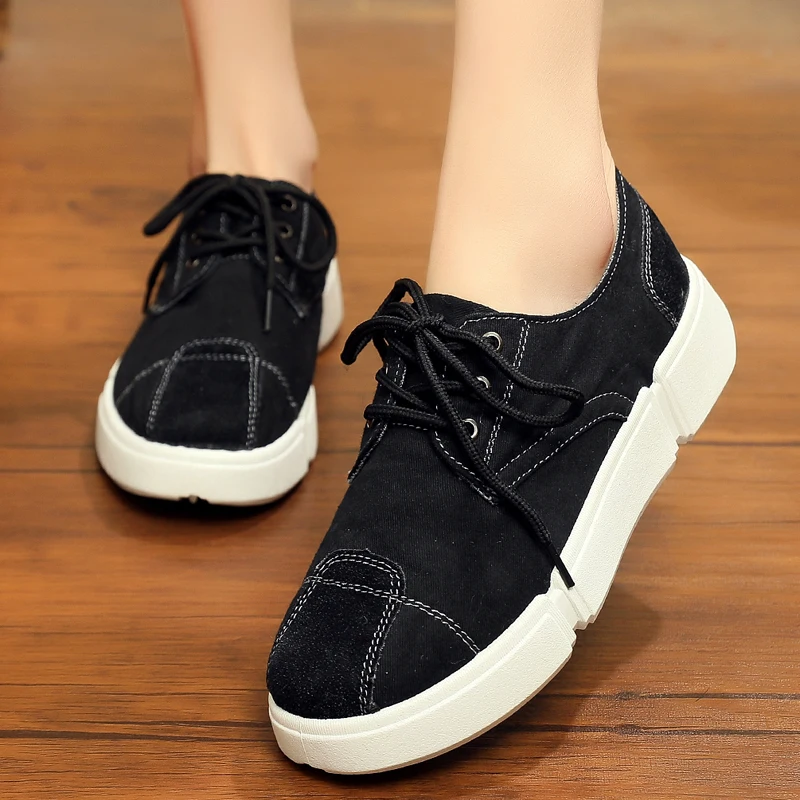 ZIMNAFR Spring New Female Canvas Shoes Women Lace-up Fashion Snealers Girl Student Casual Flats Shoes
ZIMNAFR Spring New Female Canvas Shoes Women Lace-up Fashion Snealers Girl Student Casual Flats Shoes